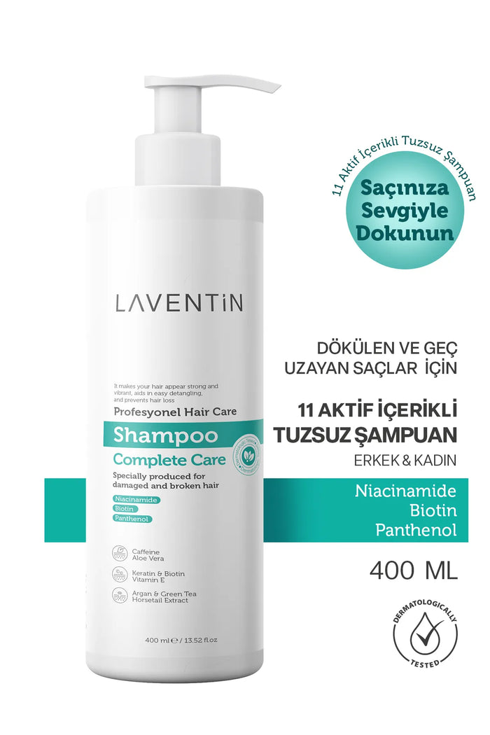 LAVENTIN Professional Hair Shampoo – Daily Hair Cleansing & Care Formula for Routine Use 400 ml