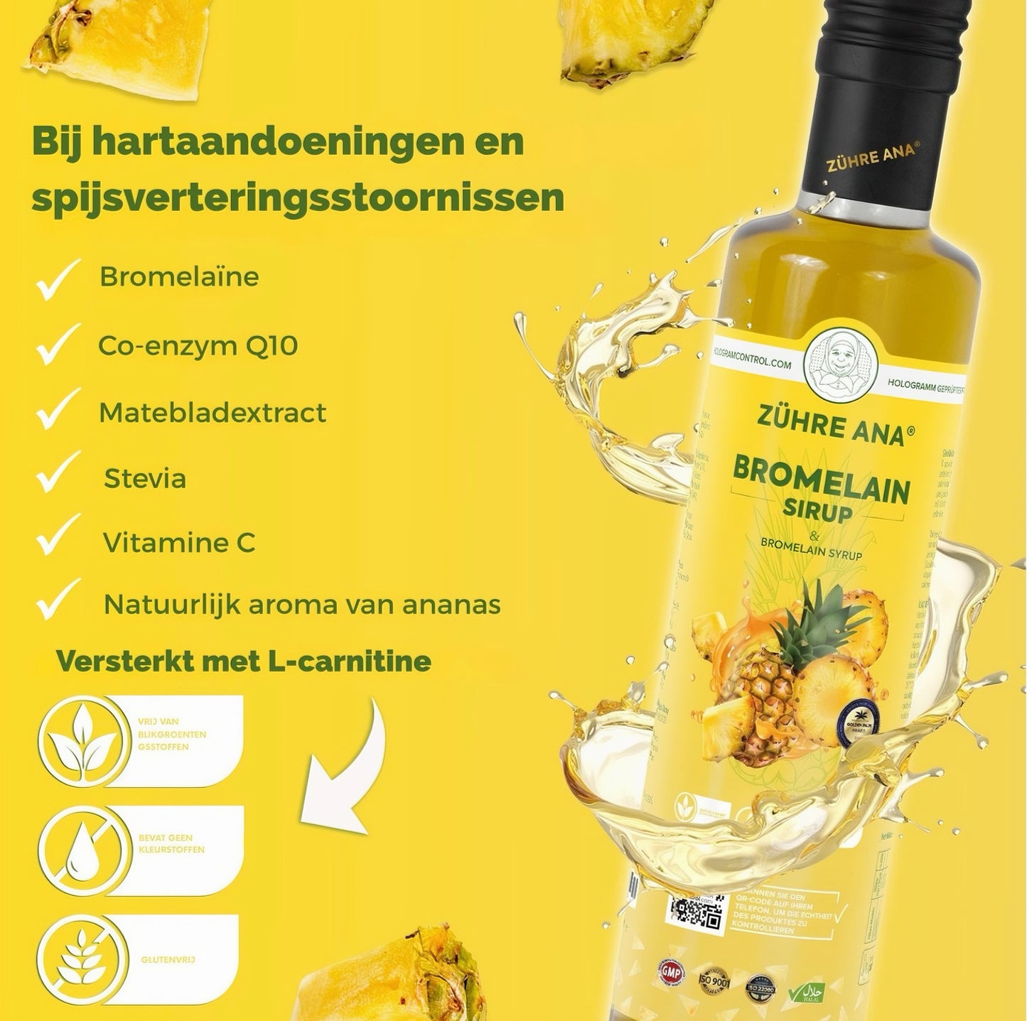 Zühre Ana Bromelain Siroop 250g