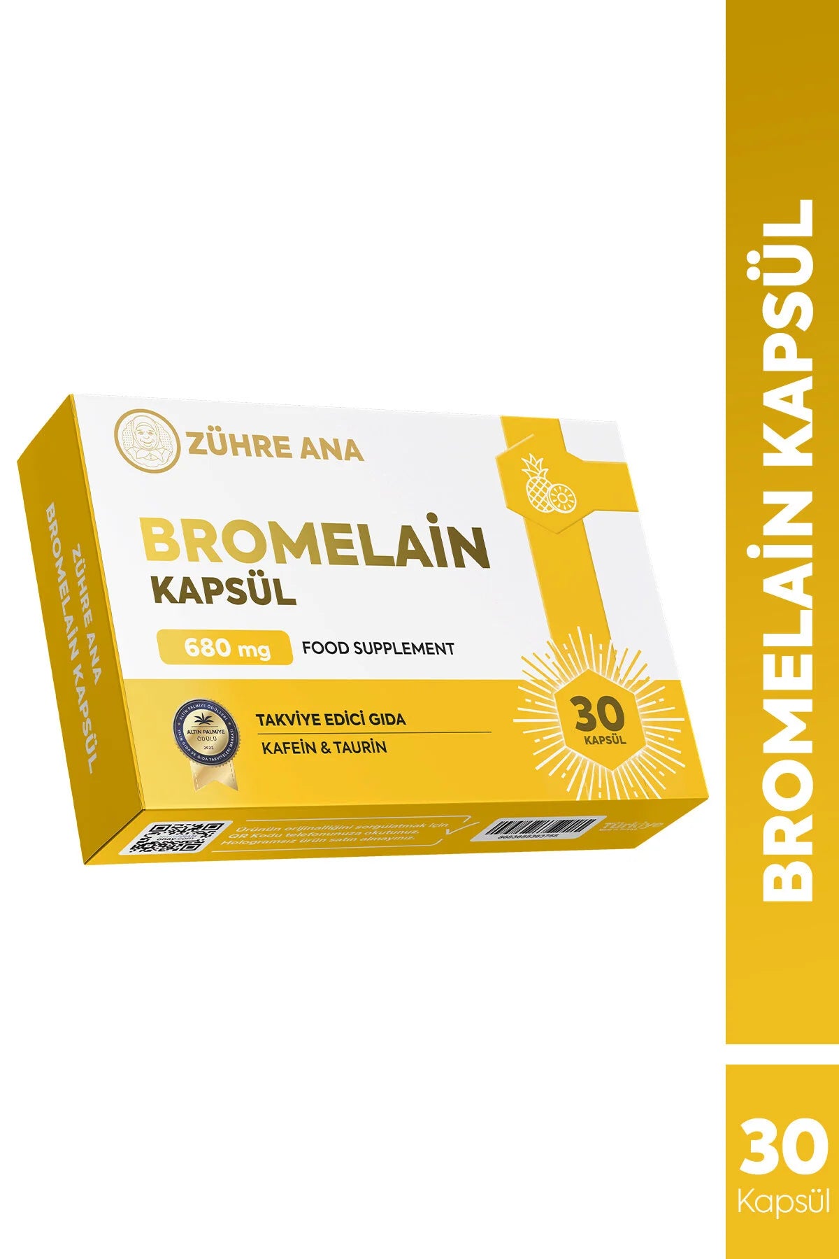 Zühre Ana Bromelain Capsules 680 mg – 30 Capsules