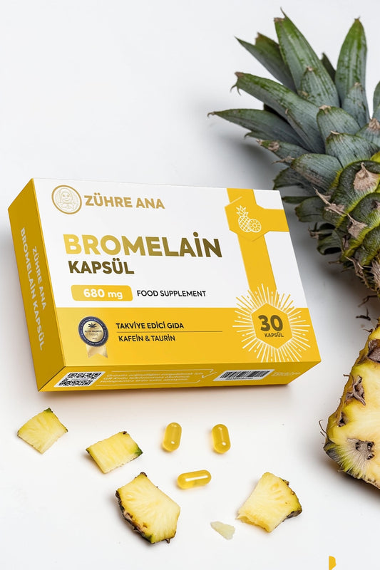 Zühre Ana Bromelain Capsules 680 mg – 30 Capsules