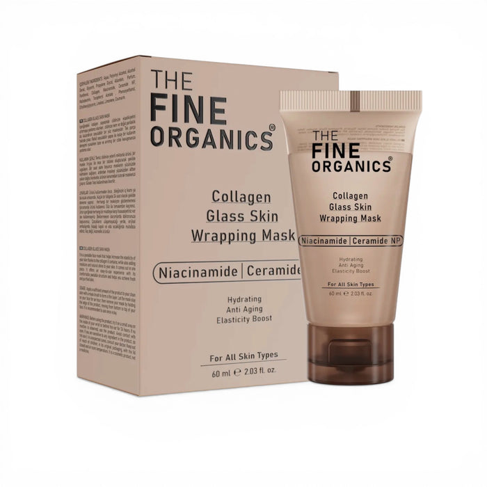The Fine Organics Collagen Glass Skin Wrapping Mask 60 ml – Hydraterend & Anti-Aging