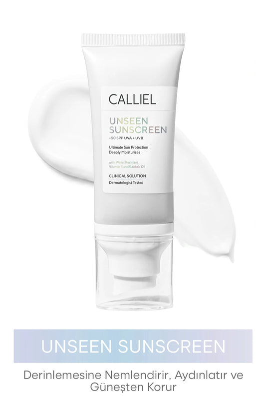 Calliel Unseen Sunscreen SPF 50+ UVA/UVB 50 ml – Transparante Zonnebrandcrème