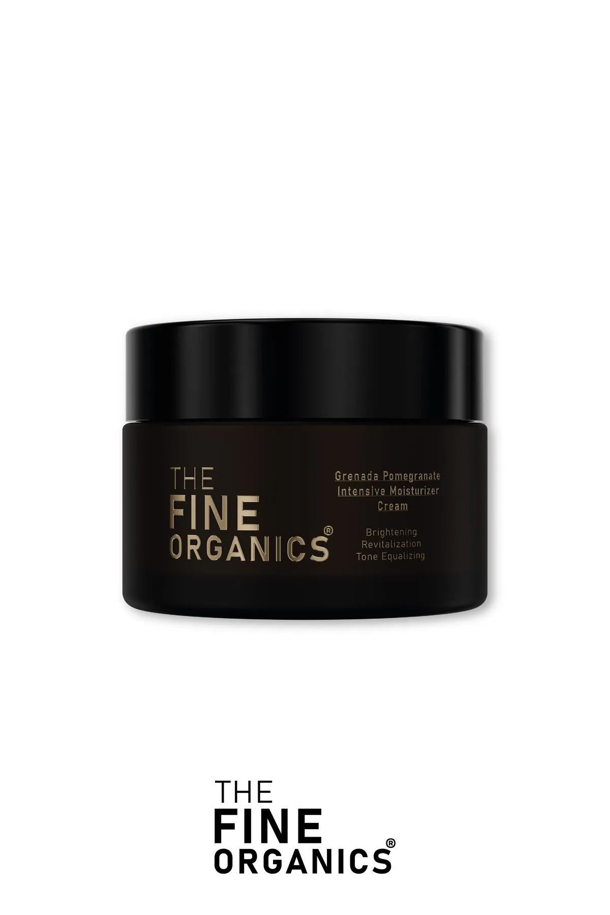 THE FINE ORGANICS Intensieve hydraterende gezichtscrème op waterbasis - 48 uur Effectieve bescherming - Glanzende en Verhelderende uitstraling - Egaliserend voor de teint - Extract van granaatappel uit Grenada - Alle huidtypes - 50 ml