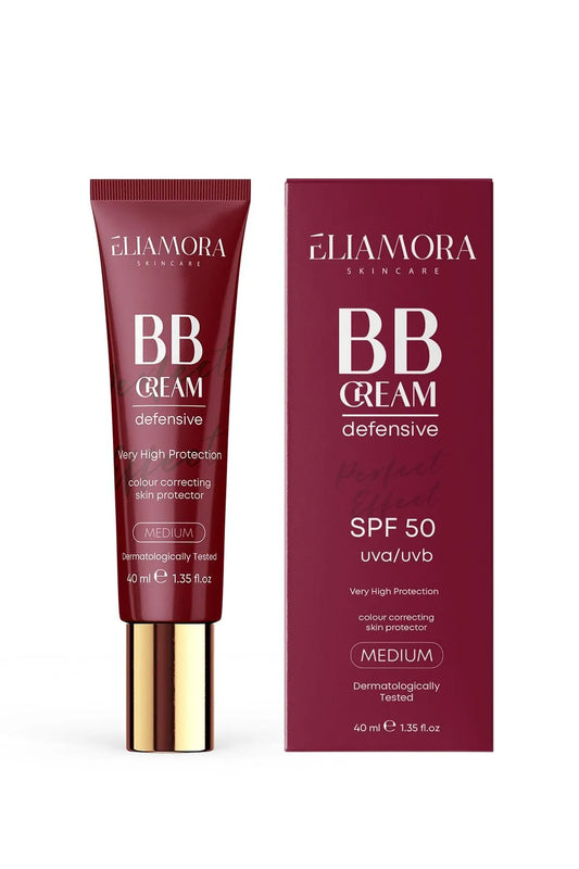 Eliamora BB Cream Medium 50+ SPF UVA-UVB Kleucorrigerende huidbeschermer Dermatologisch getest - 40 ml