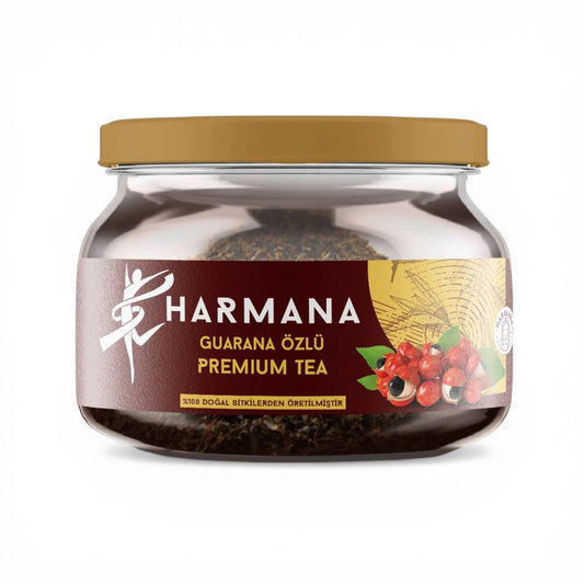Harmana Guarana Thee – Kruidenthee met Groene Thee & Guarana – Abrikozensmaak – 150 g