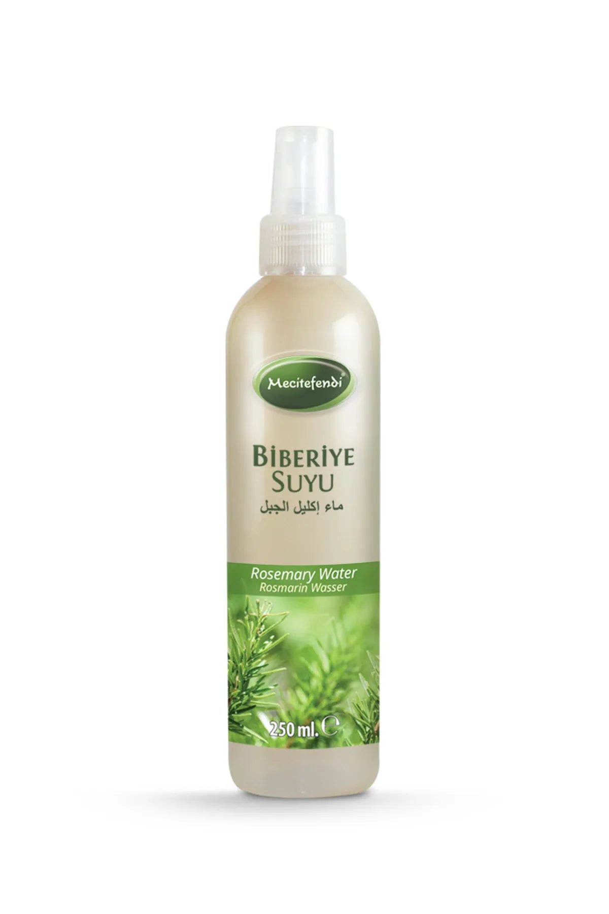 Mecitefendi Rozemarijnwater - 2 in 1 Natuurlijk aromatisch Kruidenwater voor Lichaam & Haar - Versterkt immuunsysteem - Bevordert spijsvertering - Verlichting van maagklachten - Versterkt haarwortels - Vertraagt vergrijzing van haar - 250 ml