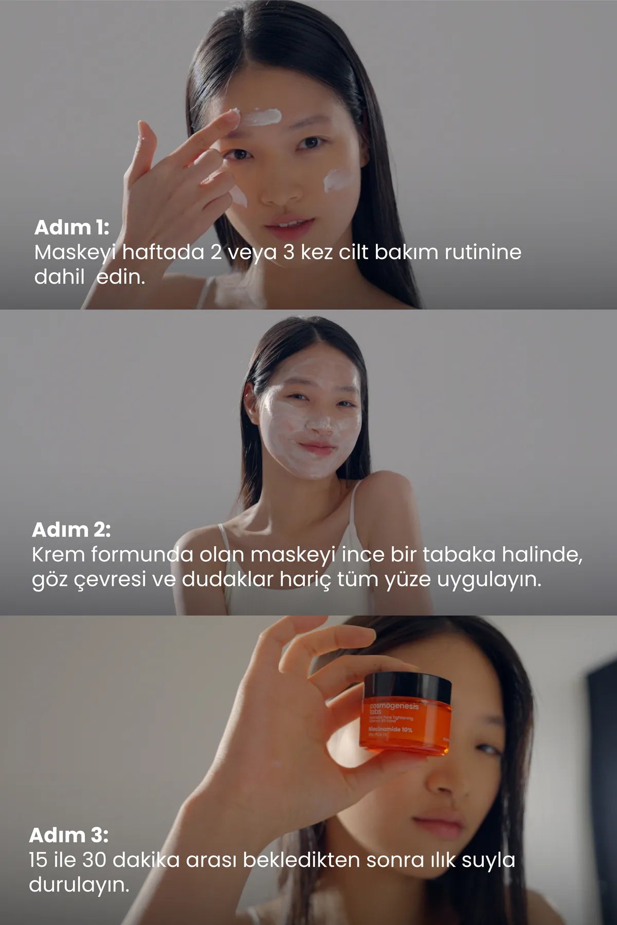 Cosmogenesis Labs - GezichtMasker - Intensief Anti-Acne Poriënverstevigend Vitamine B3-Masker - Preventie van Mee-eters - Niacinamide 10% - Zink PCA 1% - Dermatologisch getest - Voor Alle huidtypen - 50 ml
