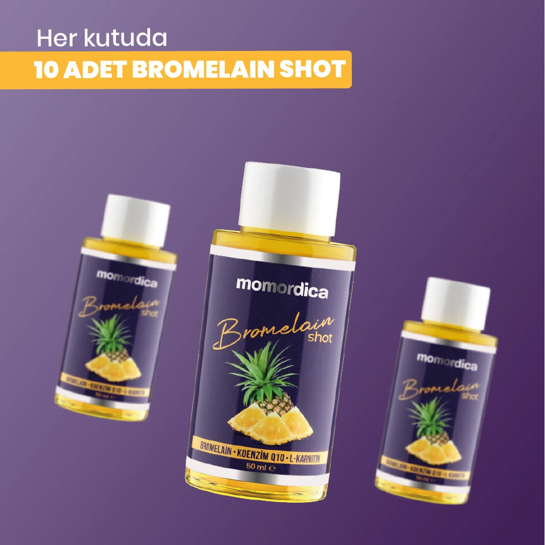 MOMORDICA Bromelaïne Detox Mix Shot - 10 stuks
