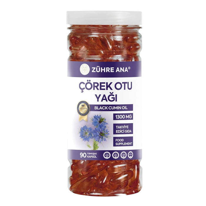 Zühre Ana® Zwarte Komijnolie 1300 mg | 90 Capsules