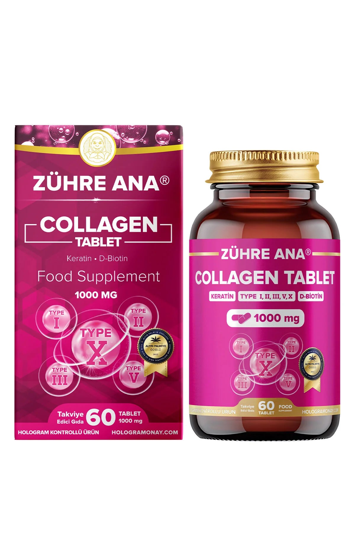 Zühre Ana Multi Collageen Complex 1000 mg - 60 Tabletten