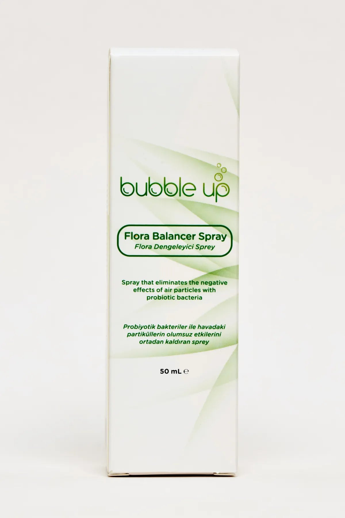 Bubble Up Flora Balancing Spray (NOG STEEDS NIET VAN UW ALLERGIE AF?) - Elimineert negatieve effecten van luchtdeeltjes met Probiotische bacteriën - 50 ml