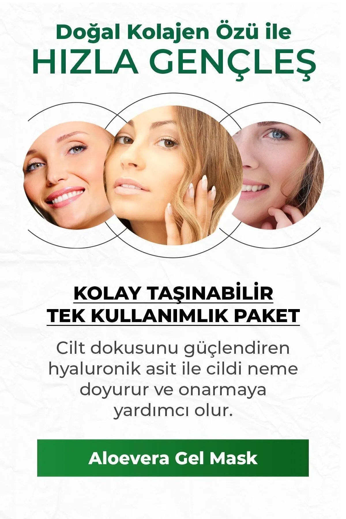 Clasy Care Gel Mask | Met Collageen en Retinol + Niacinamide Super booster formule | 20 Sachet x 10ML | Anti Aging | Maakt Strak en Glanzend| Bekend Tussen Turkse Vrouwen | Anti-Rimpel | Reshaping & Lifting | Skin Texture