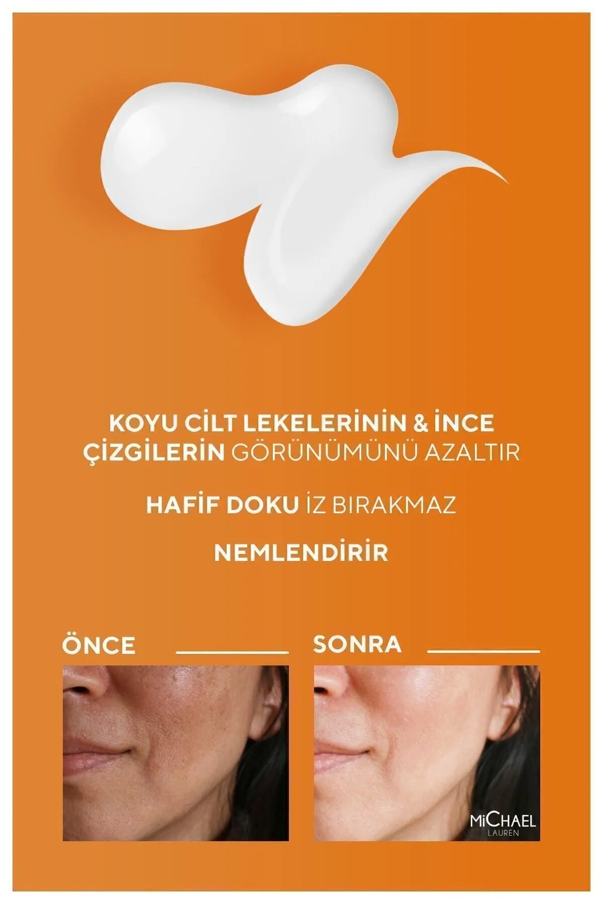 MiChael Lauren Skin Anti Blemish Sunscreen SPF 50+ UVA/UVB PA++++ - Anti-Blemish Moisturizer Verhelderende Zonnebrandcrème - Alpha Arbutine - Vitamine B - Huidvernieuwing - Herstel & Hydratatie - Alle huidtypen - 50 ml