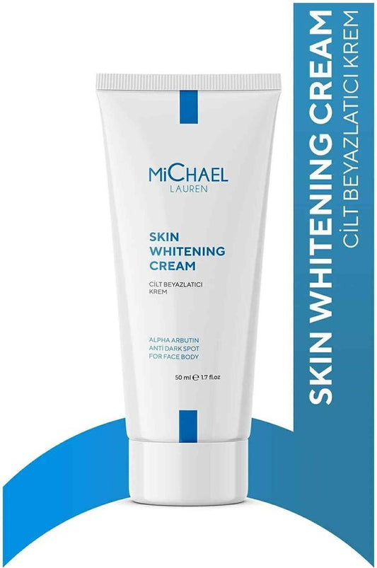 MiChael Lauren Skin Whitening Cream - Alpha Arbutin - Anti Dark Spot - For Face Body - Huidverhelderende Verhelderende Glutathion Anti-vlek Hydraterende Crème Zoethoutwortelextract - 50 ml
