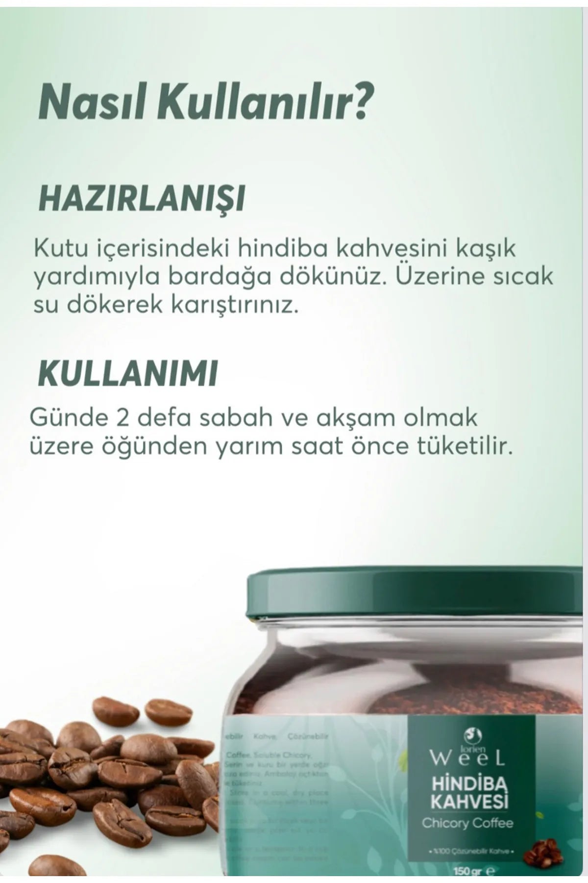 Lorien Weel Paardebloem (Karahindiba) Koreaanse Cichorei Detox Koffie - Granulaire Koffie - Inuline - Prebiotische koffie - Natuurlijke energie - Hoge Vitamine C - Immuunvriendelijk - 150 gr