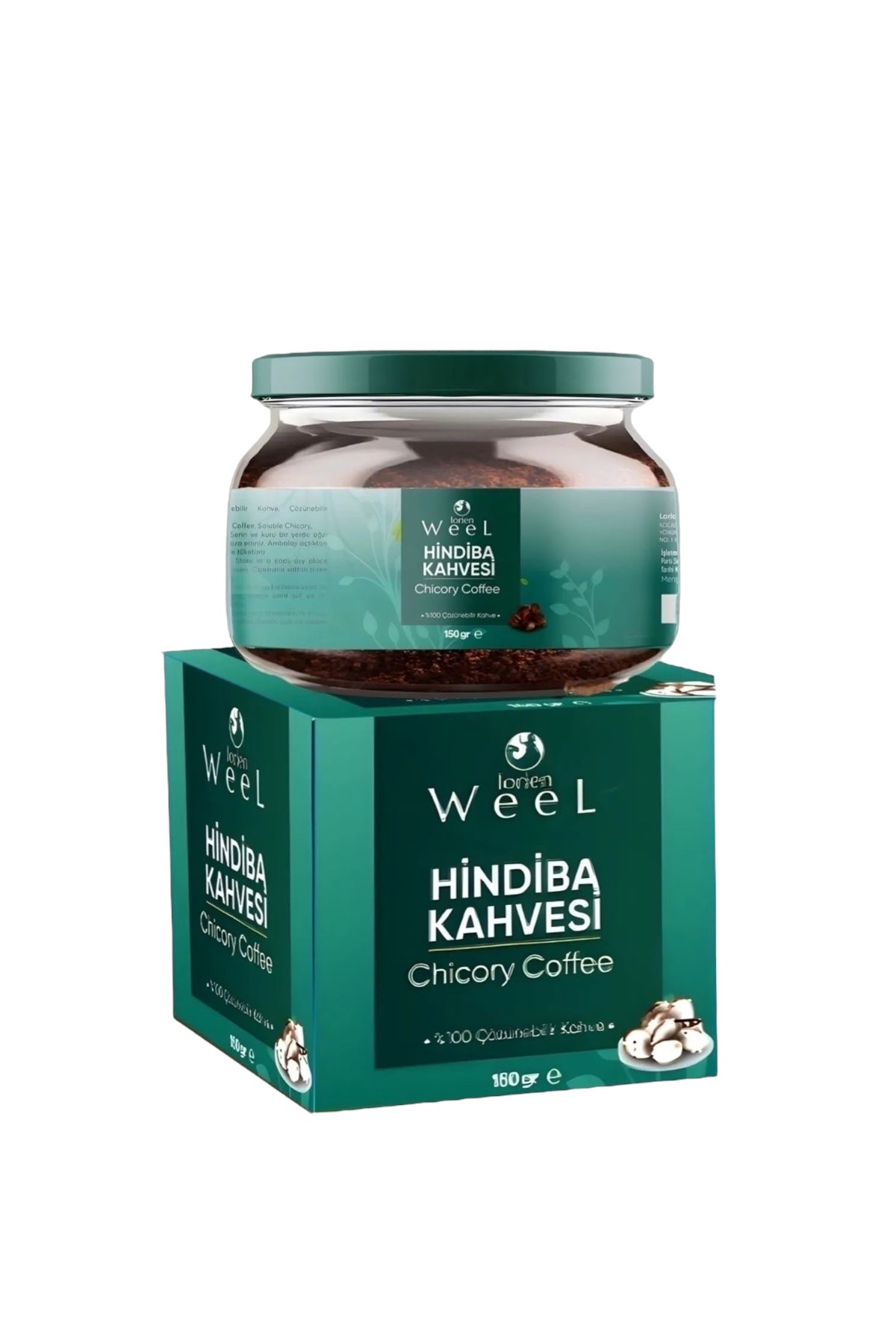 Lorien Weel Paardebloem (Karahindiba) Koreaanse Cichorei Detox Koffie - Granulaire Koffie - Inuline - Prebiotische koffie - Natuurlijke energie - Hoge Vitamine C - Immuunvriendelijk - 150 gr