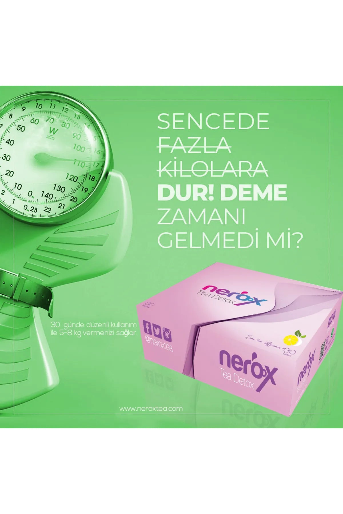 Nerox Tea – Natuurlijke Detox Thee 30 dagen-60 stuks