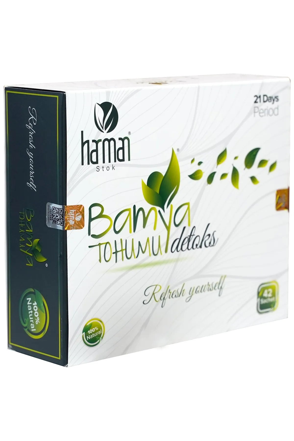 Harman Stok - Okra Zaad (Sudan Bamya'si Tohumu) Detox Thee 42 stuks voor 21 dagen