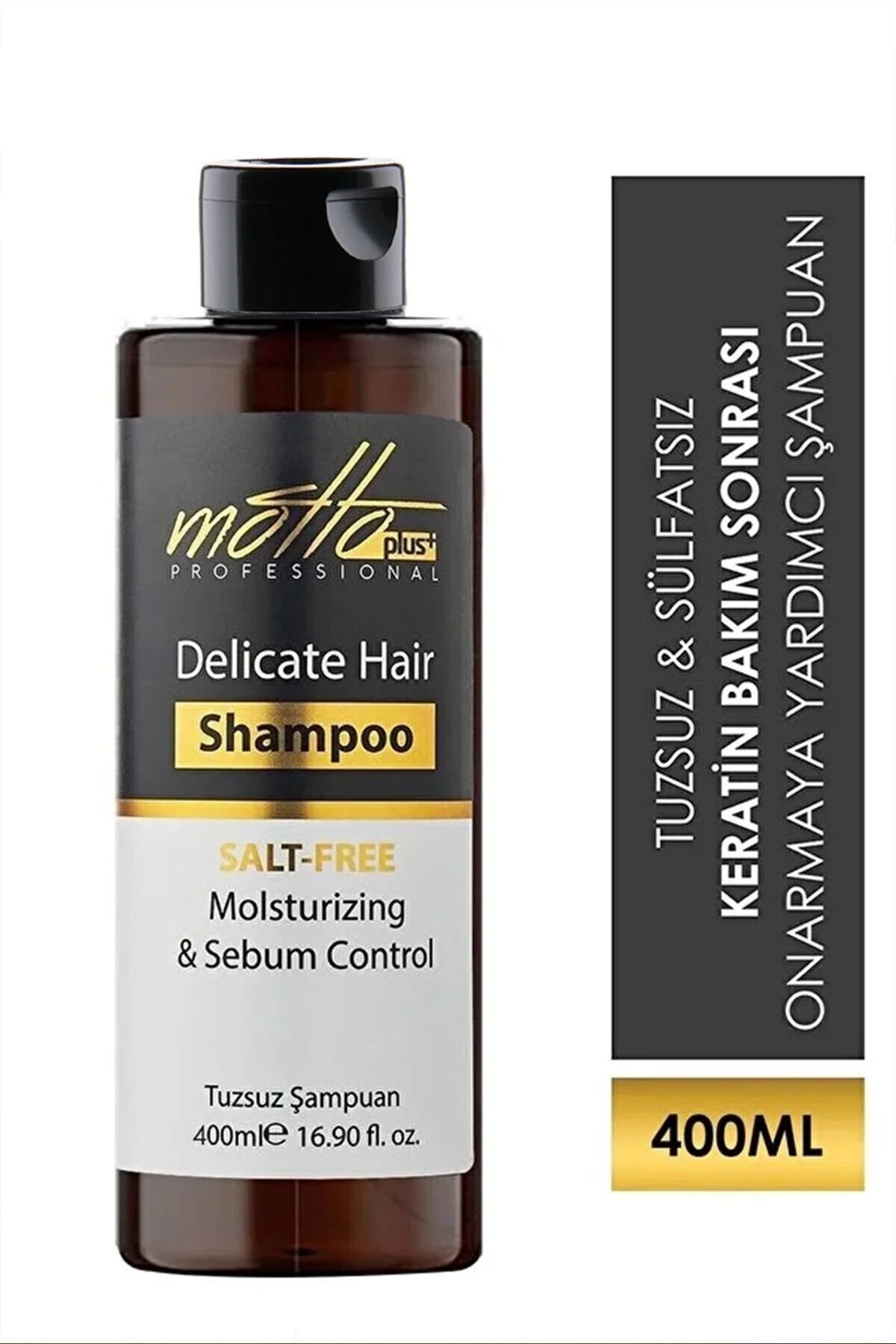 Motto Plus Professional Salt-Free Shampoo 400 ml – Hydraterende Zoutvrije Shampoo