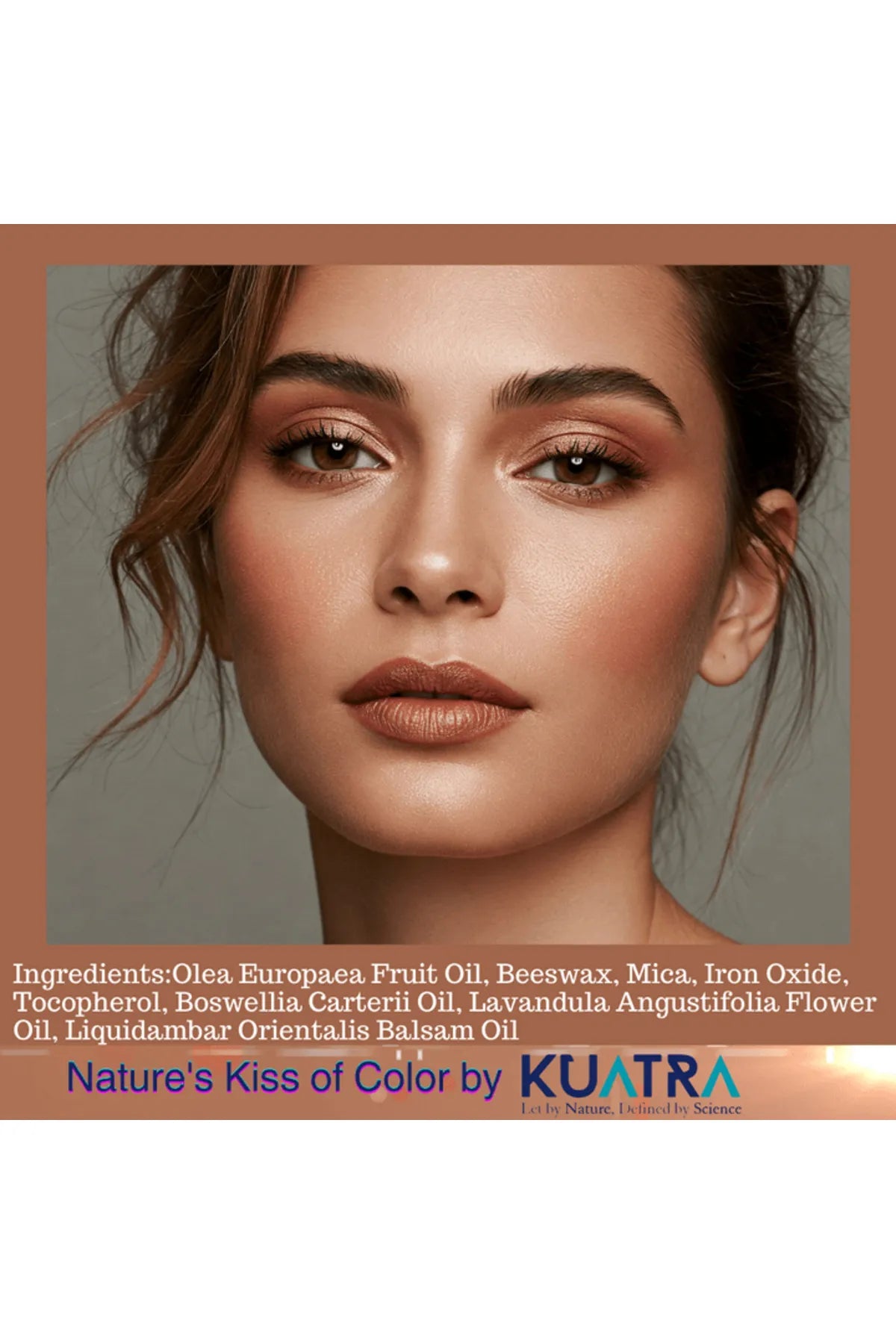 Kuatra Frankinsence Shine 3in1 Hydraterend - Antioxidant - Stralende Blush - Highlighter - Lippenstift - Oogschaduw - Natuurlijke ingrediënten - Voedt - hydrateert - glans -niet-nanopigmenten - 100% pure en natuurlijke Lavendel & Wierookolie - 7 ml