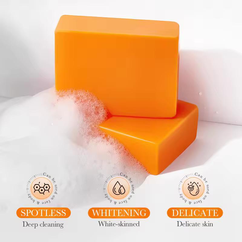 SADOER Kojic Acid Zeep - Whitening Soap - Verbetert Acnegevoelige huid - Gezicht & Lichaam - Diepe reiniging - Verheldert & Hydrateert huid - 100 gr