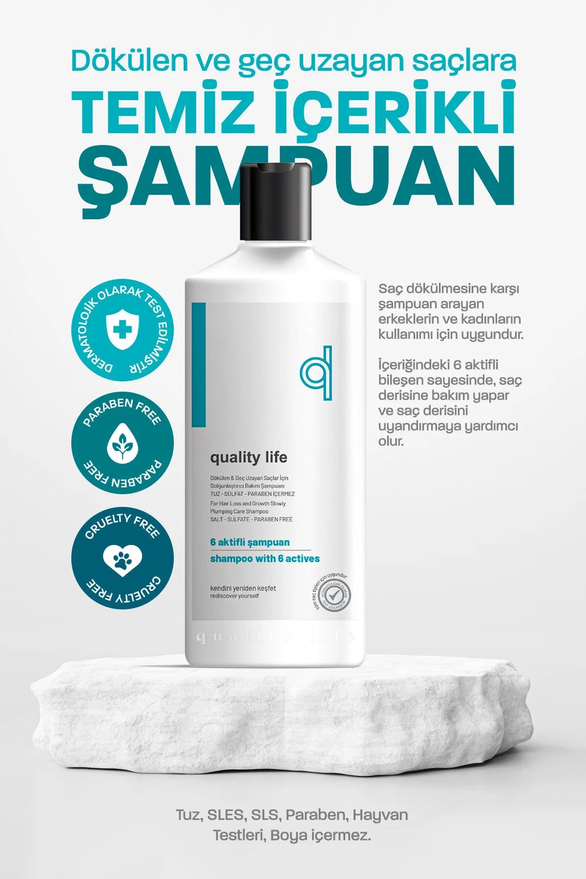 Quality Life Brazilian Keratin Treatment & Shampoo Set – 2x300 ml