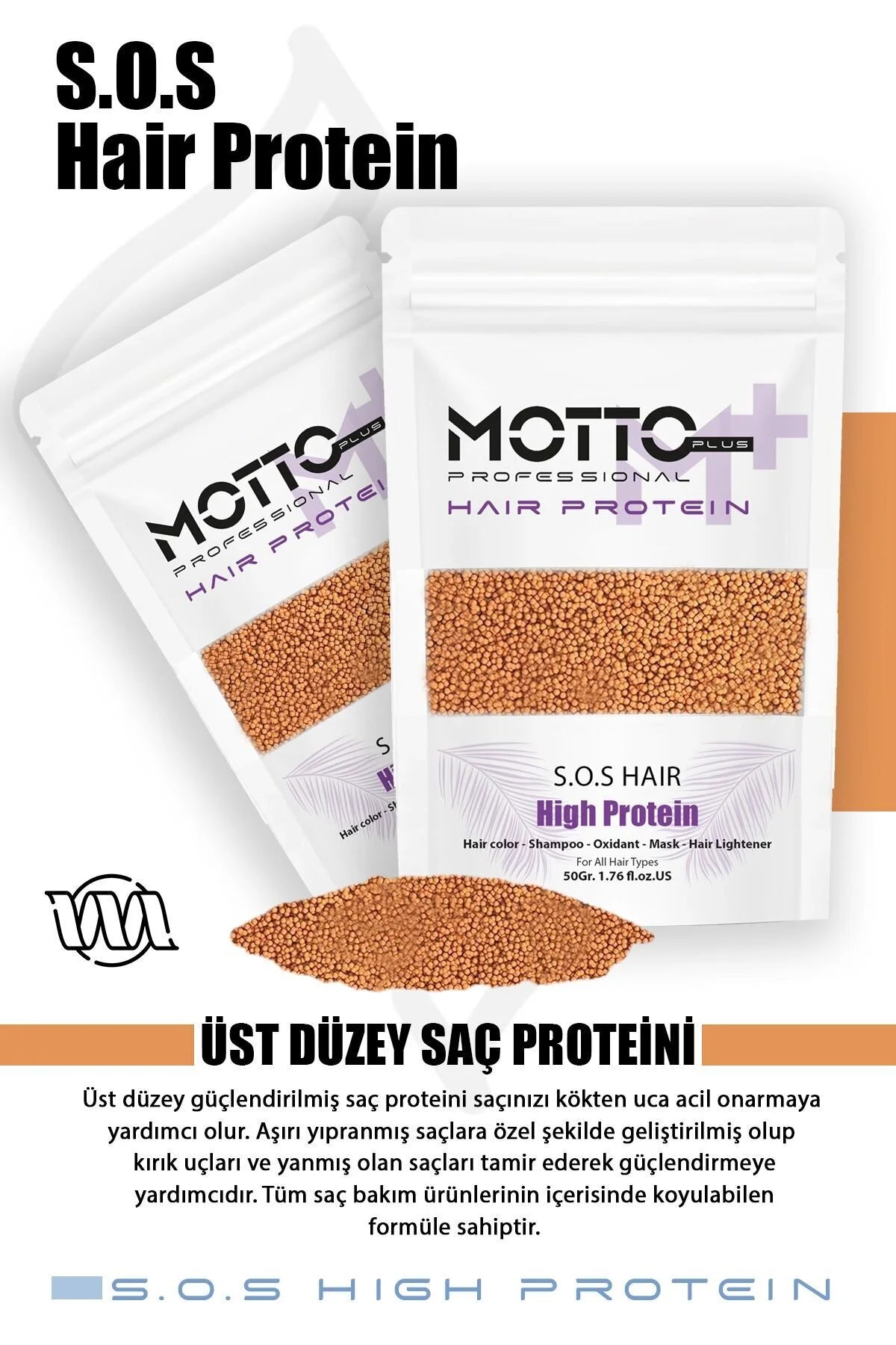 Motto Plus Haarproteïne 50 g