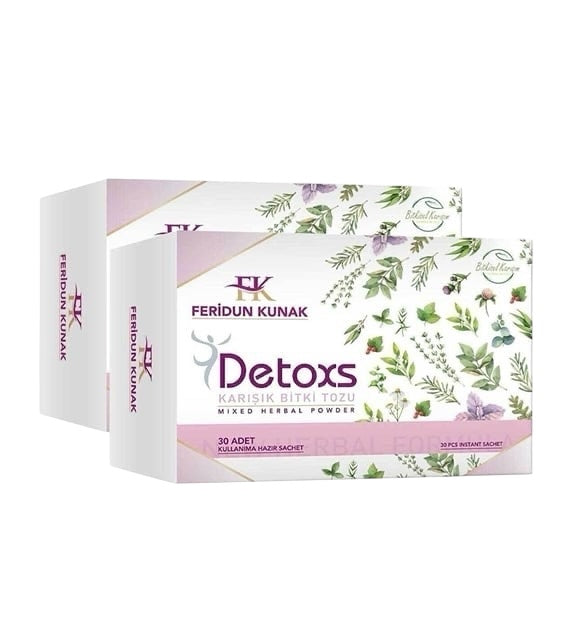 Feridun Kunak Detox Thee 150 gr 30 stuks x2 Packs