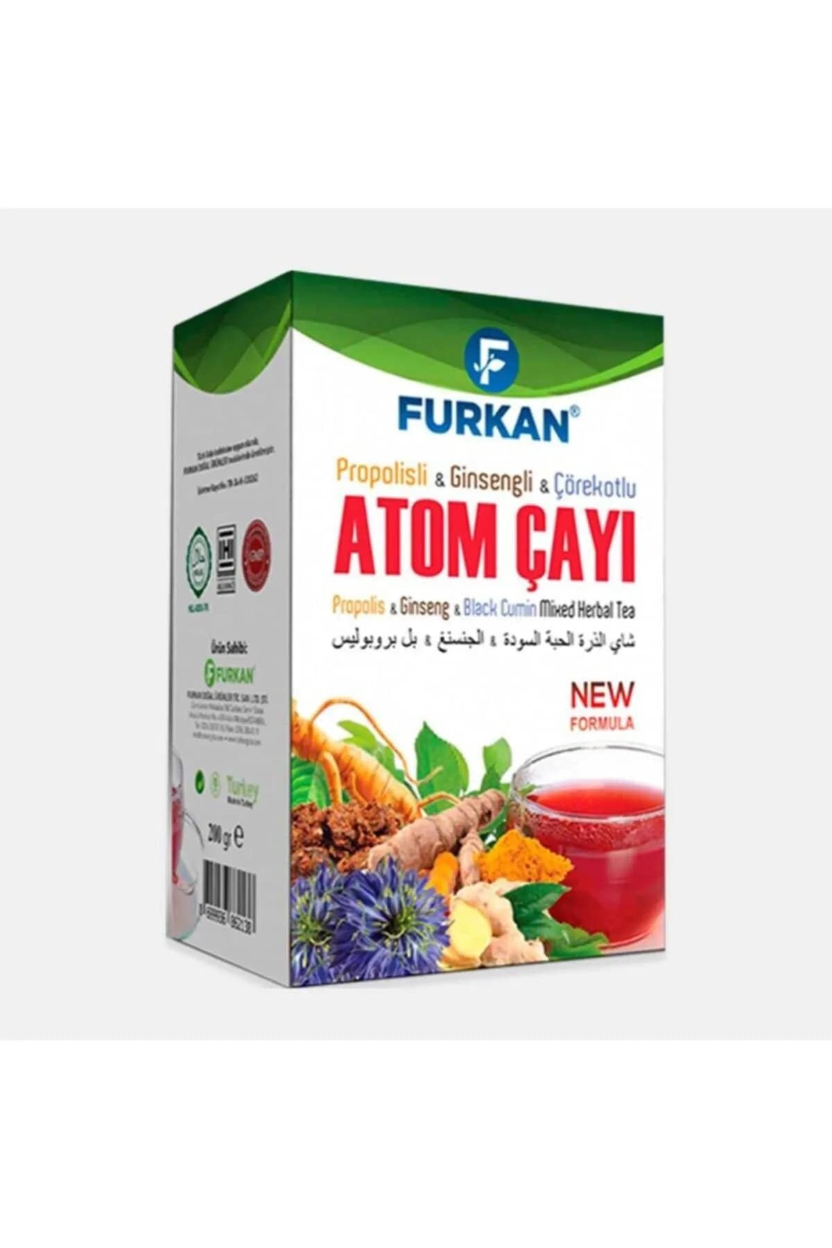 FURKAN Atom-thee met Propolis & Ginseng & Zwarte Komijn Gemengde Kruidenthee 30 cubes