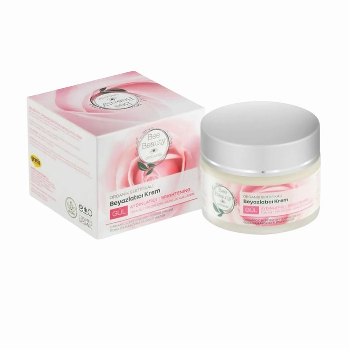Bee Beauty Organik Gül Beyazlatıcı Krem 50ml