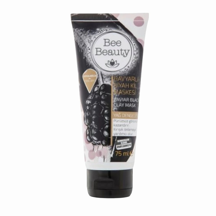 Bee Beauty Havyarlı Siyah Kil Maskesi Peel Off 75ml