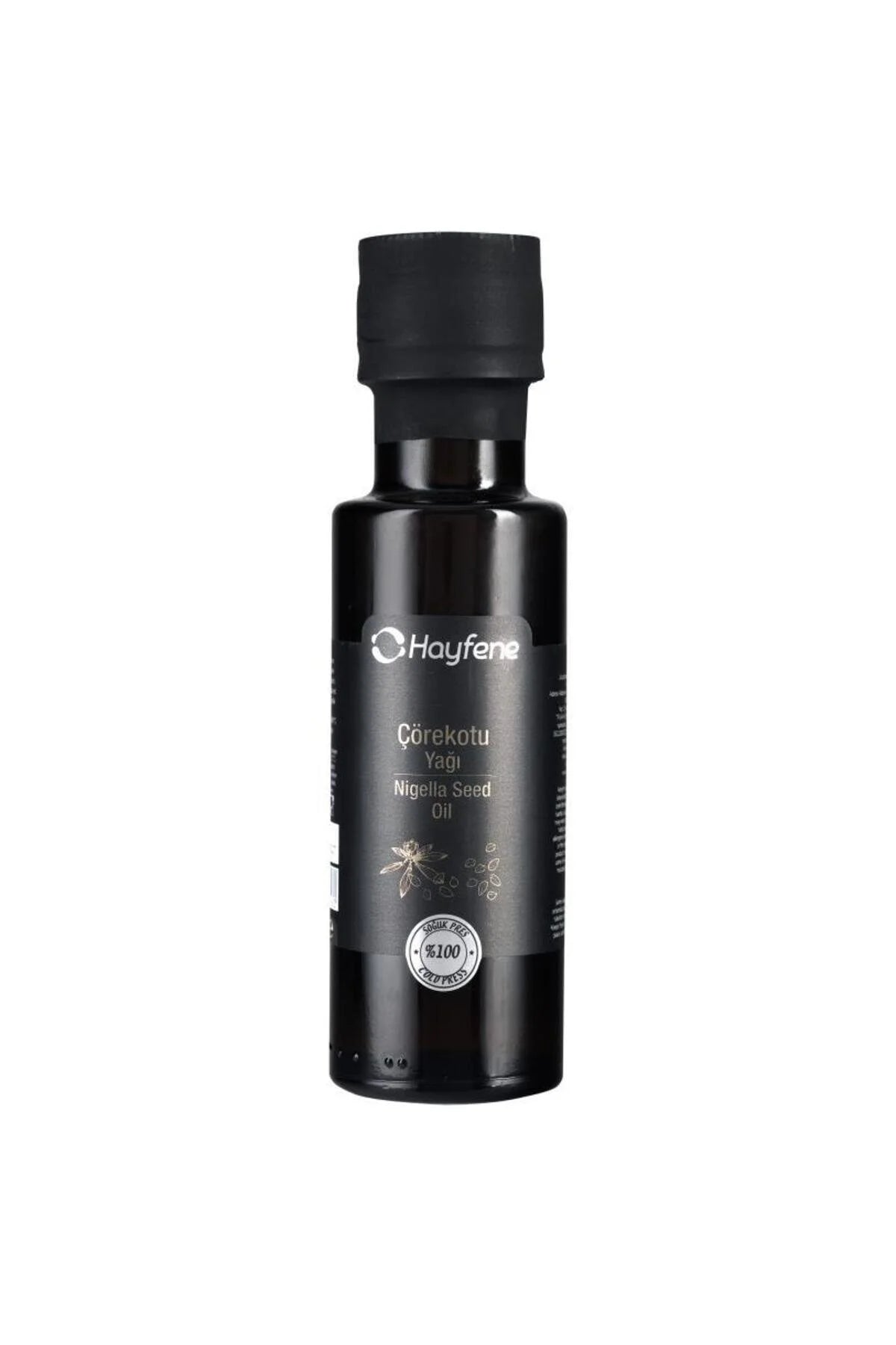 Hayfene Nigella Seed Oil Cold Pressed – Çörekotu Yağı Soğuk Sıkım 100ml