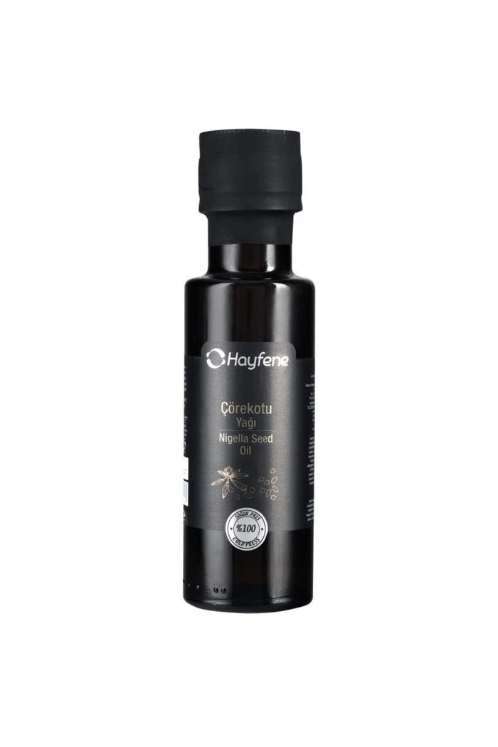 Hayfene Nigella Seed Oil Cold Pressed – Çörekotu Yağı Soğuk Sıkım 100ml
