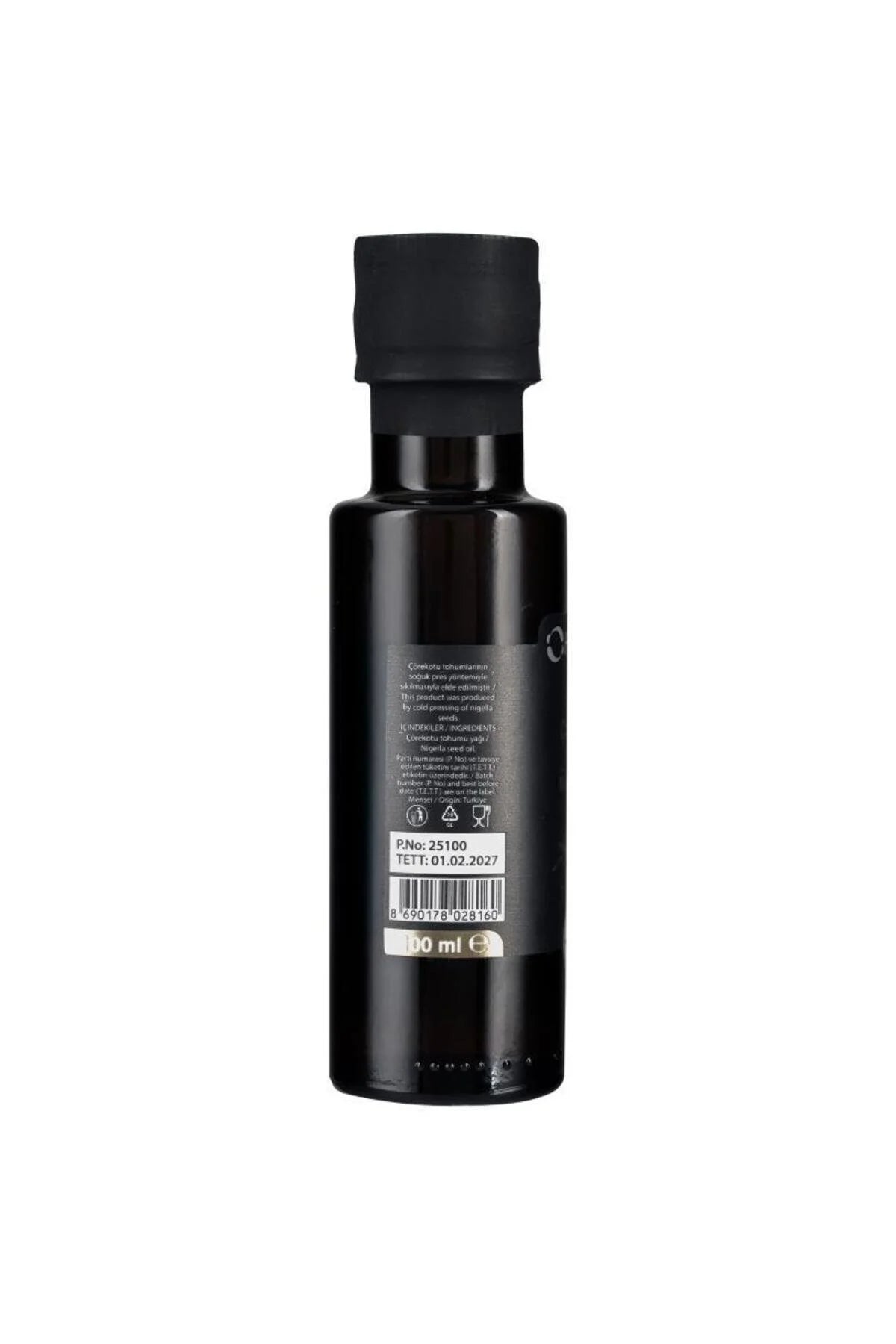 Hayfene Nigella Seed Oil Cold Pressed – Çörekotu Yağı Soğuk Sıkım 100ml