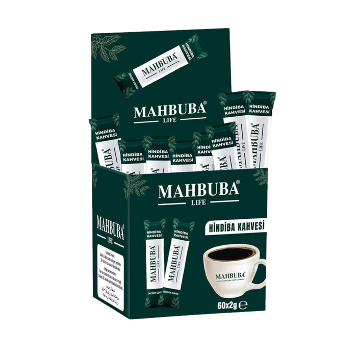 Mahbuba Coffee Life Hindiba Kahvesi (Cichorei) Koffie 60 stuks x 2gr - 1 Maand Gebruik