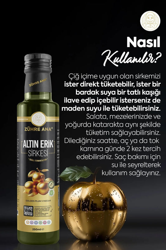 Zühre Ana Gouden Pruimenazijn 250 ml