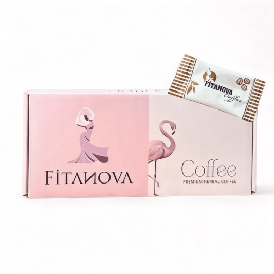 Fitanova Koffie Kahve Detox Coffee Premium Herbal Coffee - 1 doos van 30 stuks