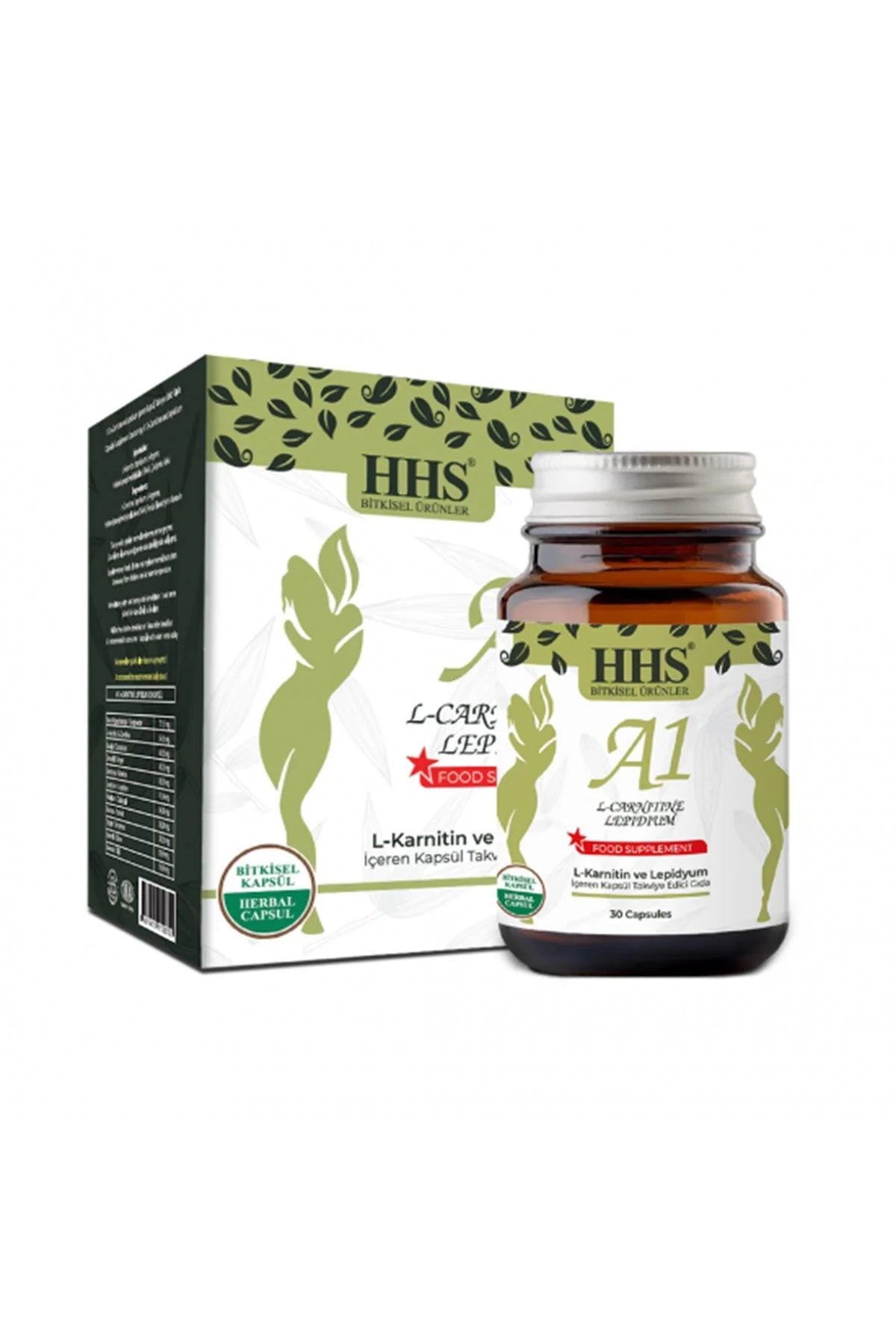 HHS A1 L-Carnitine Detox - Kruiden 30 Capsules