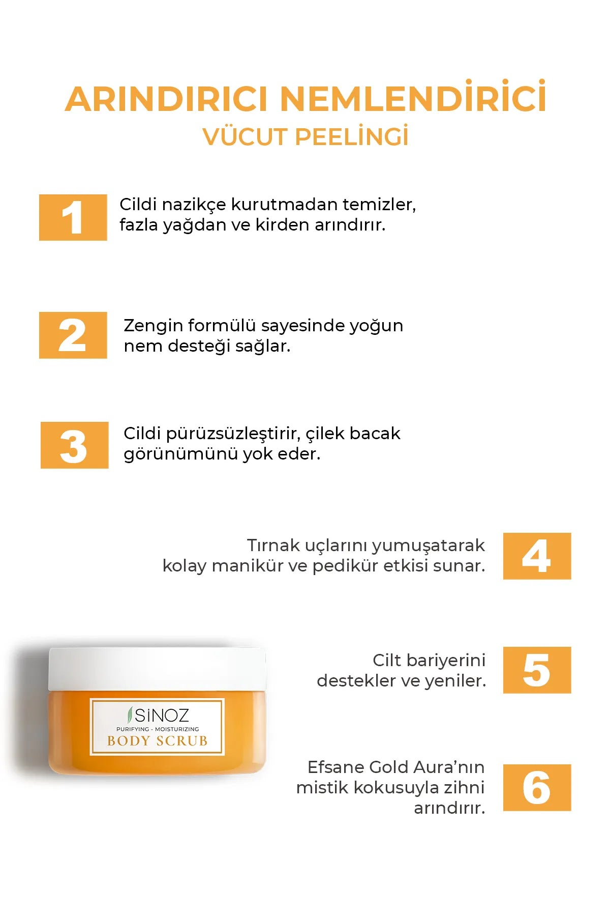 SiNOZ Body Scrub Gold Aura - 250ml