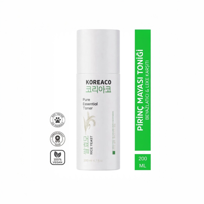 KOREACO Rice Yeast Pure Essential Toner-150ml