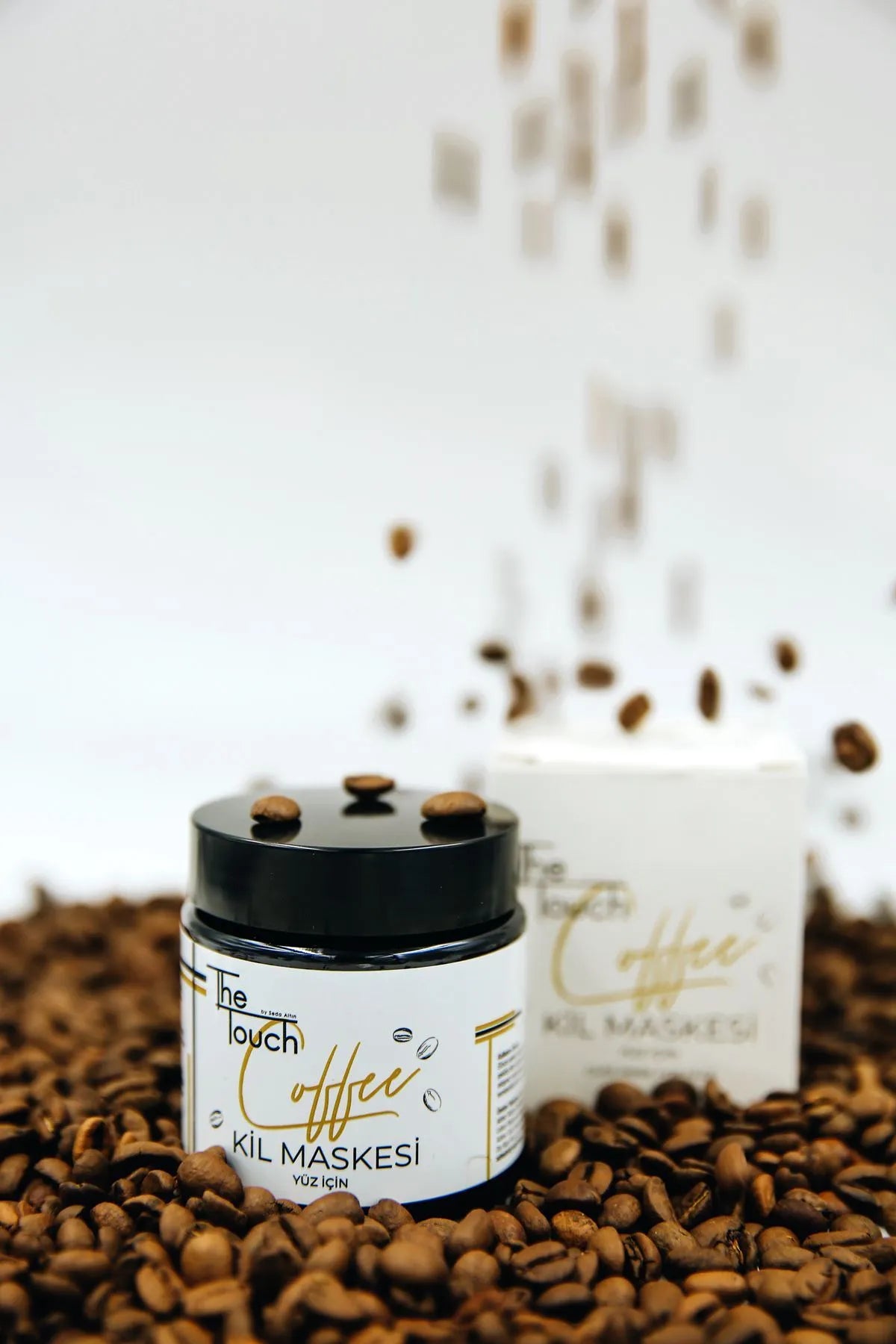 The Touch By Seda Altin Coffee Clay Mask voor gezicht (Koffiekleimasker) voor Alle huidtypes 100 ml