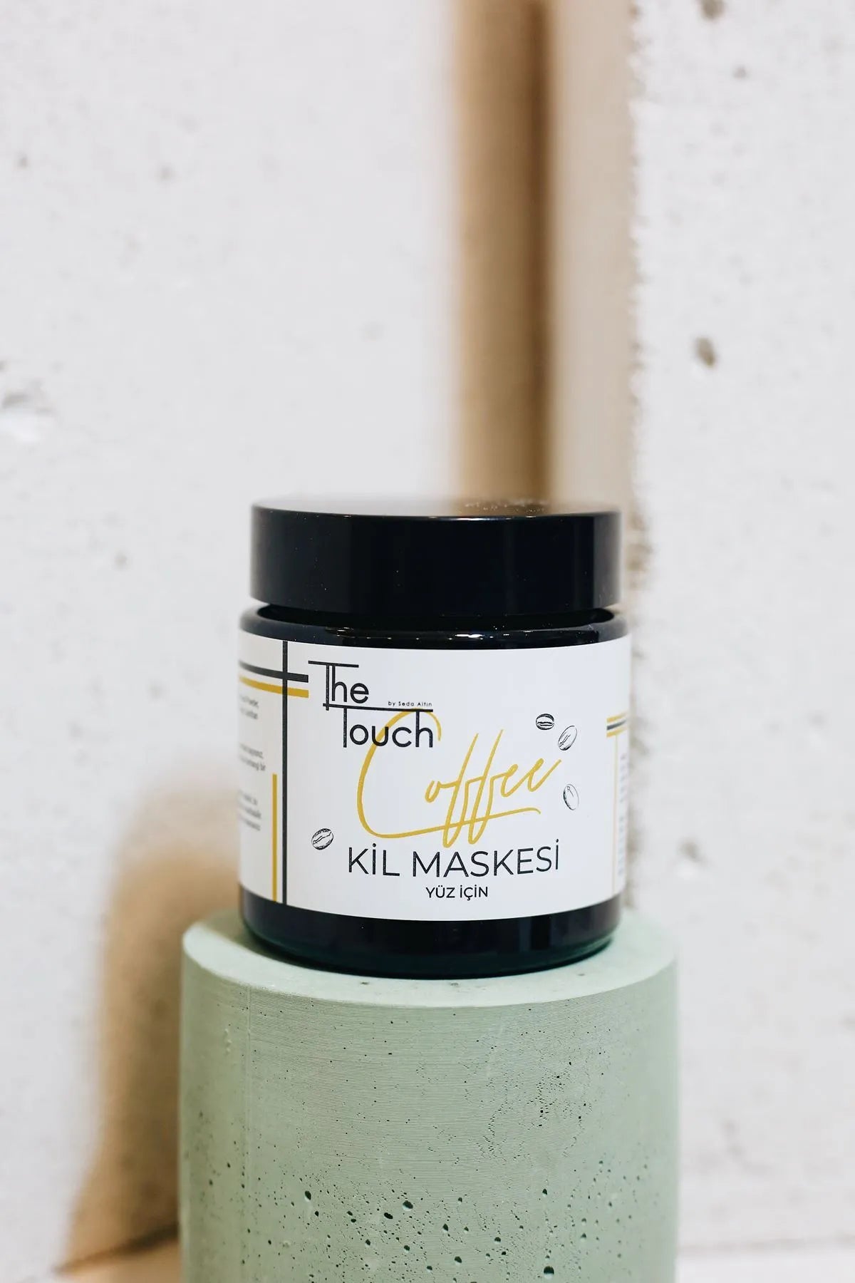 The Touch By Seda Altin Coffee Clay Mask voor gezicht (Koffiekleimasker) voor Alle huidtypes 100 ml