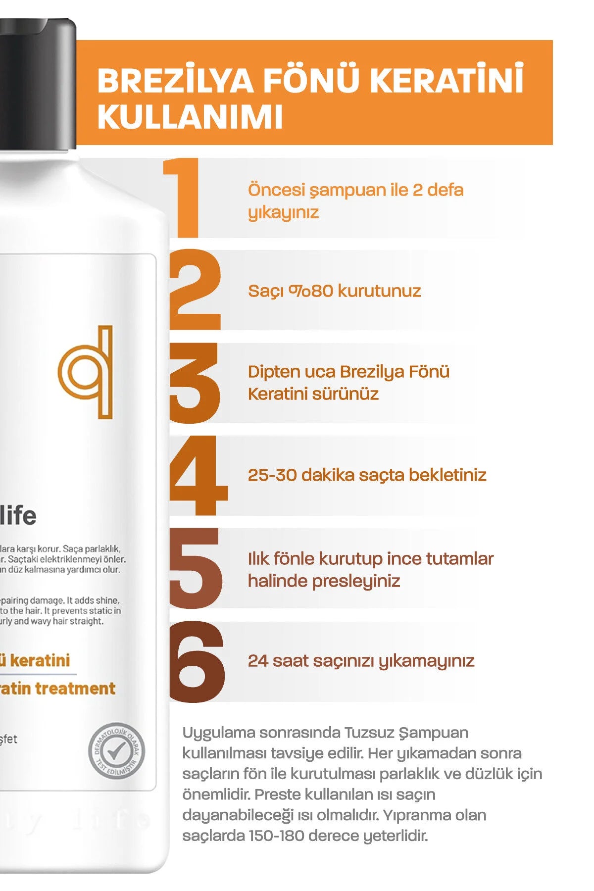Quality Life Haarstylingcrème Ql Braziliaanse föhn met keratine en permanente stijltang Langdurig steil & glanzend haar Dermatologisch getest Herstelt & Beschermt haar Zorgt voor krullend & golvend haar Voegt glans zachtheid en vocht toe - 300 ml