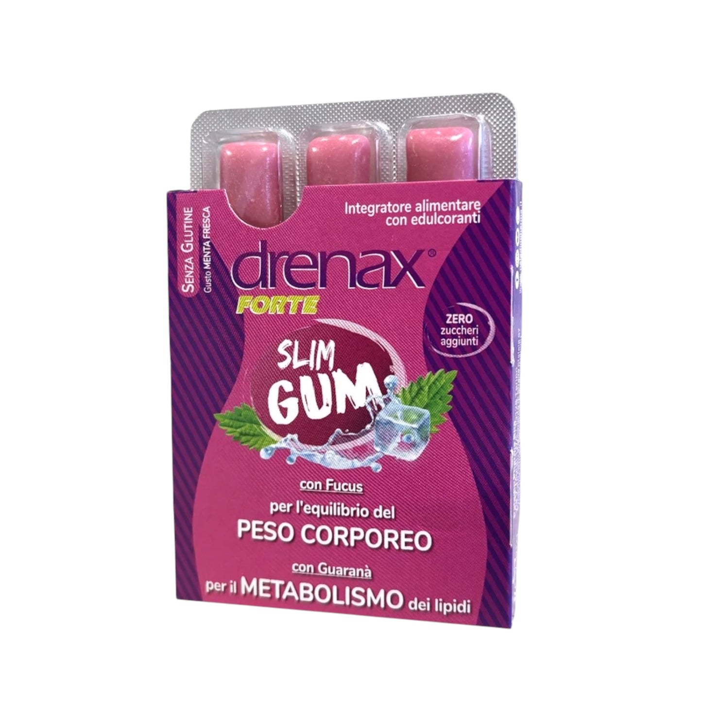 Drenax Forte Slim Gum Kauwgom 9 stuks