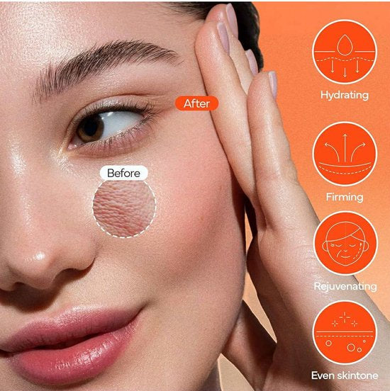 Ivoskin Collagen Jelly Hydro-bomb Plump Mask(4ea) - Hydraterend - Verjongend - Poriën verkleinend - Echt collageenmasker - Verstevigend voor stralende huid - Collageenwater meer dan 670.000 ppm - Dermatologisch getest
