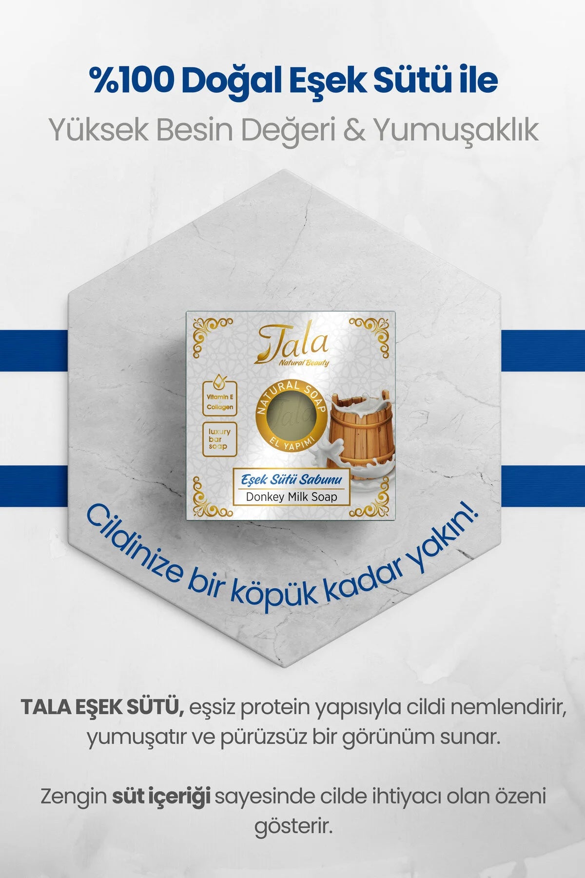 Tala Zeep Soap Donkey Milk - 125 gr