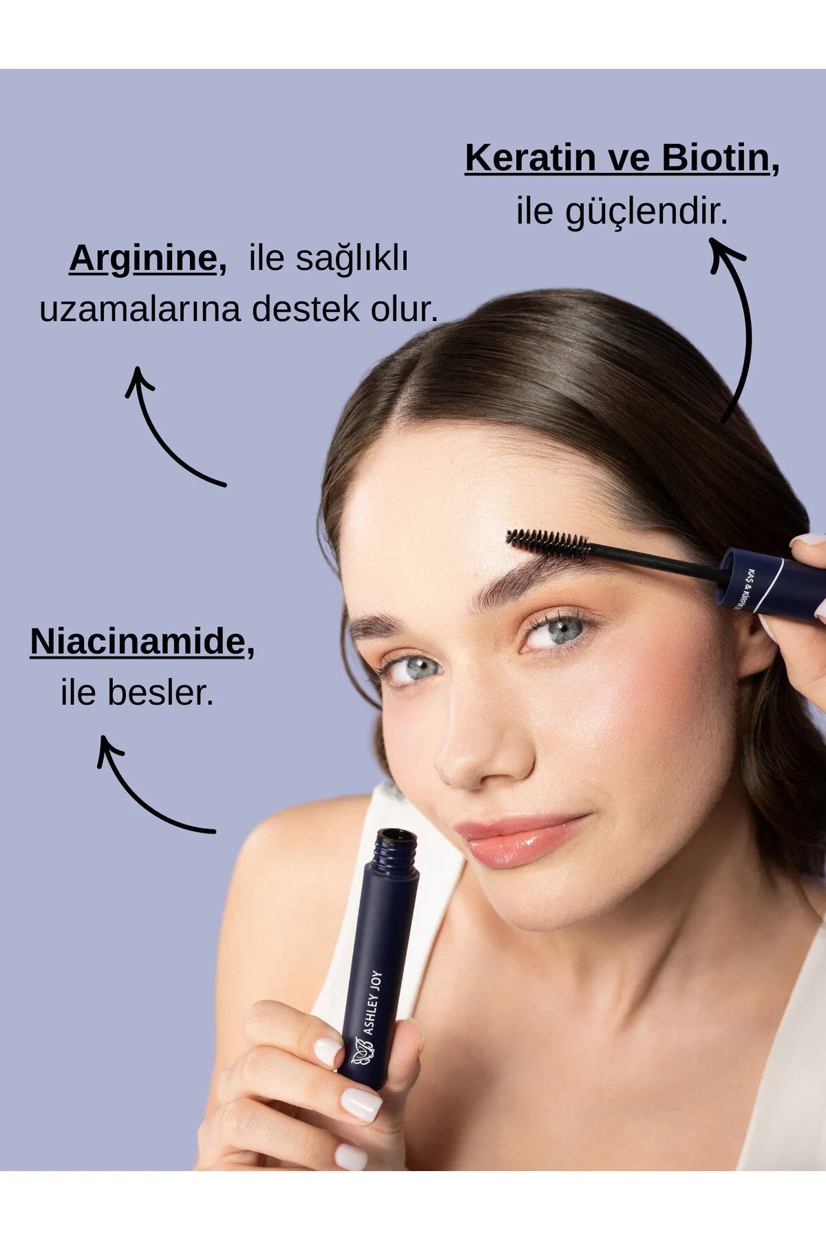 Ashley Joy Eyebrow & Eyelash Care Serum – Daily Brow & Lash Care Formula for Routine Use 6 ml