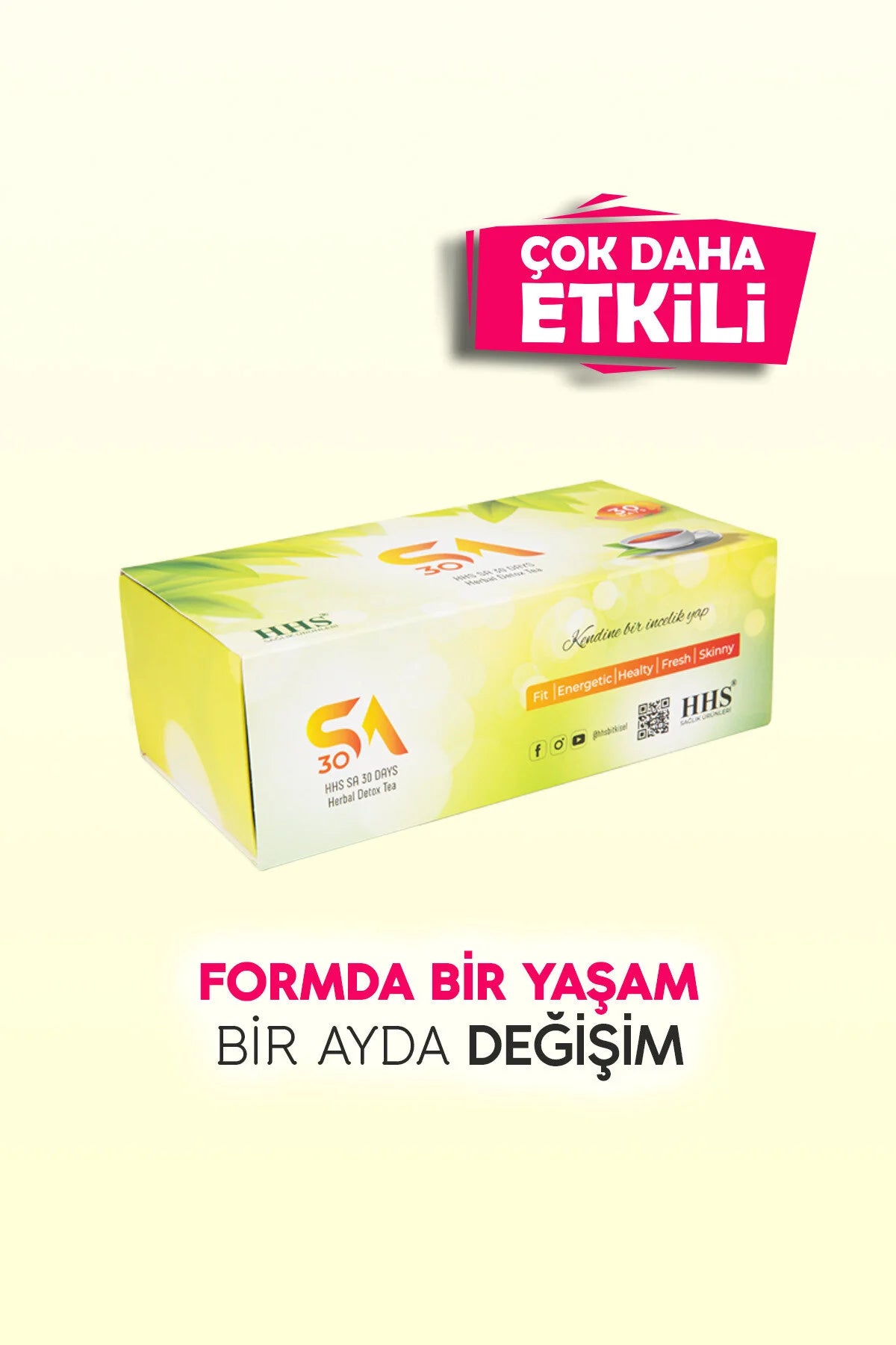 HHS SA30 Days Herbal Detox Tea - Kruidenthee voor dieet en detox - Form Tea - 30 zakjes
