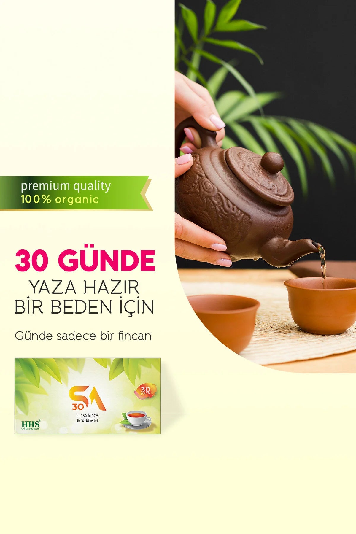 HHS SA30 Days Herbal Detox Tea - Kruidenthee voor dieet en detox - Form Tea - 30 zakjes