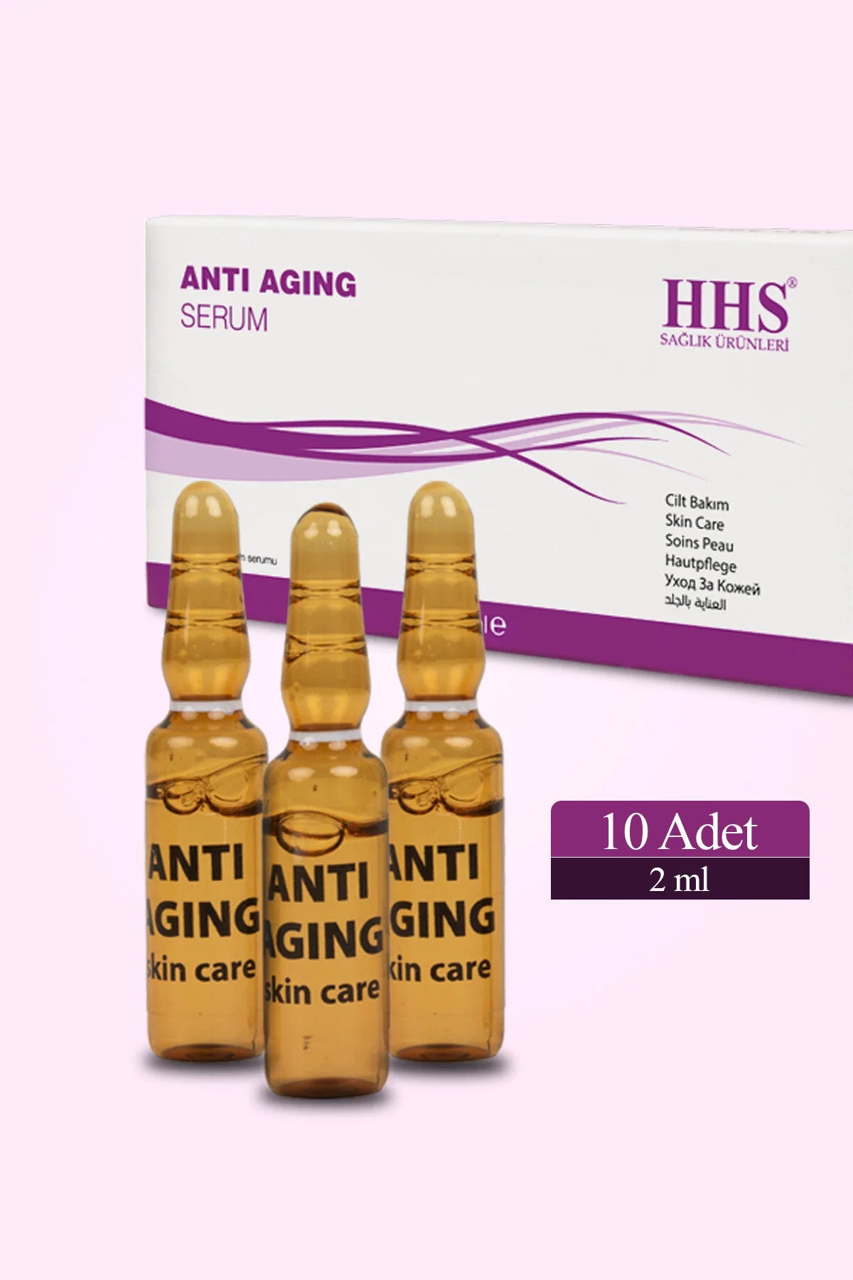 HHS Anti Aging Lifting Botox Serum - Intensieve Anti-Rimpel & Verstevigende Gezichtsserum - Met Hyaluronzuur / Collageen / Panthenol – 10 x 2 ml Ampullen